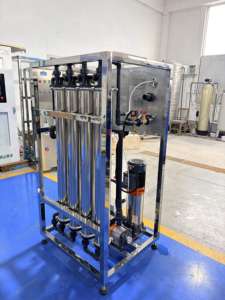 מערכת טיפול במים מסחרית 1000 ליטר עם בקרת PLC, אוסמוזה הפוכה, משאבה, מיכלים ומעטפת ממברנה מפלדת אל-חלד - Product Image 4