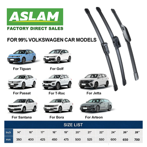 Escobillas Limpiaparabrisas Suaves y Silenciosas, Universales para Autos, para Vw Lavida, Touran, <span class=keywords><strong>Sharan</strong></span>, Transporter, Accesorios para Auto - Product Image 2