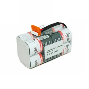 16V 2500毫安时密封铅酸803704-03 21300-002259电池，用于生理控制Lifepak 9 LIFEPAK 9 A除颤器