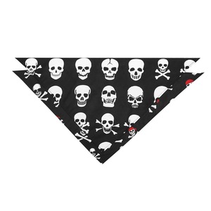 Tanpopo gros pas cher Pet <span class=keywords><strong>Pirate</strong></span> Costume <span class=keywords><strong>Bandana</strong></span> pour chien chat Halloween crâne squelette Cosplay thème fête porter écharpe foulard - Product Image 2