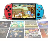 Console de jeu portable rétro mini X7 Plus de 5,1 pouces avec Wi-Fi et Android 13 pour les jeux PSP