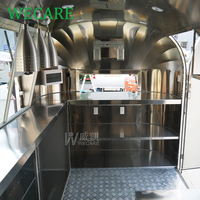 Wecare Coffee Shop Beach bar Mobile Restaurant Kitchen Pizza Concession Food Truck Beer Trailer avec équipements de cuisine complets