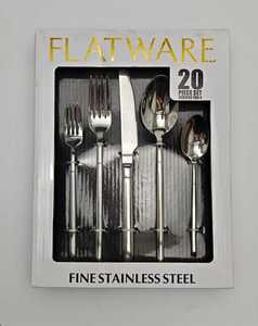 Couteau de table, couteau à steak, fourchettes de table, fourchettes à dessert DF 430 personnalisés en acier inoxydable avec manche martelé de luxe - Product Image 5