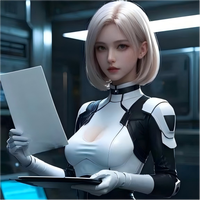 Robot d'interaction vocale féminin IA pour ordinateur de bureau, utilisé comme dispositif d'accompagnement émotionnel IA pour les assistants domestiques intelligents