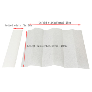 Serviettes en <span class=keywords><strong>papier</strong></span> personnalisées 1-2 plis en pâte de bois vierge, compactes, petites, 5 plis, pour hôtels, restaurants et toilettes publiques - Product Image 2