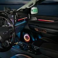 Luces LED Ambientales Blancas Puras para Ford Ranger, Nuevas, para Modificación del Interior del Automóvil, con Control de Temperatura