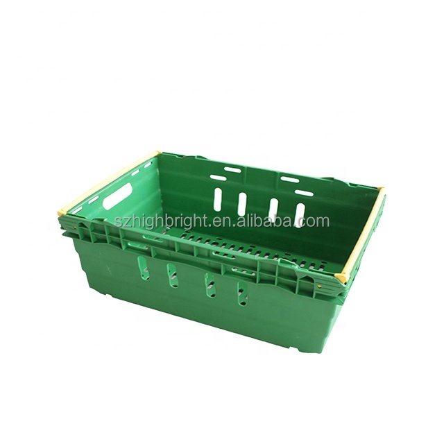 Складная пластиковая корзина для хранения фруктов в супермаркете