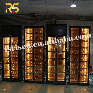 Professional Temperature Controlled Wine Cooler Cabinet Fridge with Glass Door & Led Light for Home Bar <b>Storage</b> Display Wine - Product Image 5