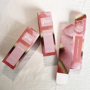 Vente flash, boîte à huile essentielle rose recyclée, mignonne, bon marché, boîtes d'emballage pour gloss à lèvres, boîte à rouge à lèvres avec logo - Product Image 6
