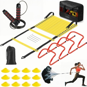 Escalera de Agilidad para Entrenamiento Deportivo de Fútbol, Equipo de Entrenamiento de Agilidad con Peldaños de 15 Pies - Product Image 1