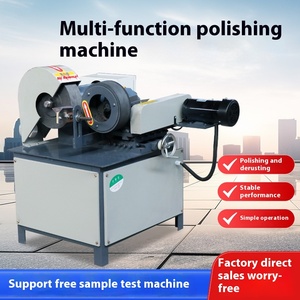 Machine de polissage multifonctionnelle en métal entièrement automatique petite conception de bureau pour le dessin de tube pliant le polissage cylindrique - Product Image 2