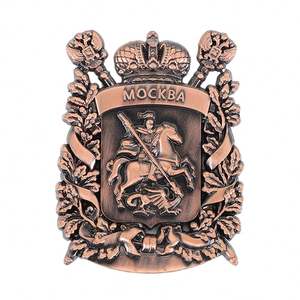 Aimant de réfrigérateur en alliage de zinc européen, souvenir touristique, cadeau artisanal en métal - Product Image 1