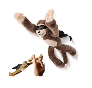 Juguete de Peluche de Mono Volador con Sonido Personalizado, Mono Gritando con Tirachinas - Product Image 1