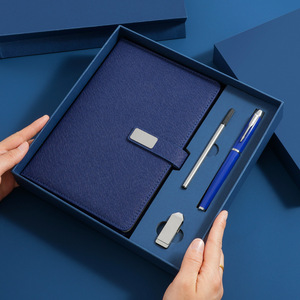 Cross-Biên Giới Khóa Kinh Doanh A5 Bìa Cứng Da Máy Tính Xách Tay Phích Cốc Hộp Quà Tặng Biểu Tượng Tùy Chỉnh Giá Trị Cao Notepad - Product Image 2