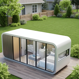 Casa Prefabricada Moderna Tipo Cabaña Apple, Estructura Modular de Acero, Contenedor para Hotel, Oficina y Vivienda, Dormitorio Móvil de Lujo, Restaurante - Product Image 1