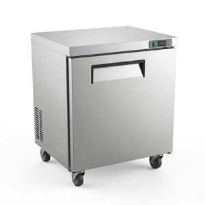 Réfrigérateur commercial américain ETL à porte simple, sous comptoir, type plan de travail, pour café. Pas un congélateur. - Product Image 3