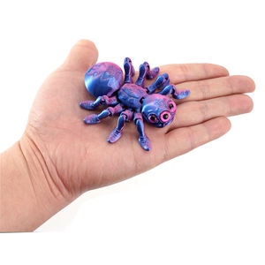 Vashine 3D Impreso Araña Juguete Colorido PLA Friendly Figura de Acción Big Three Eyed Spider Niños Juguetes Creatividad Linda Decoración - Product Image 3
