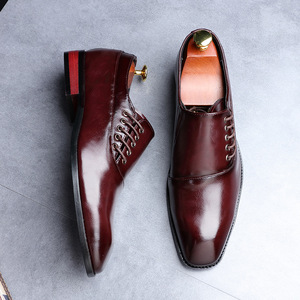 Zapatos Oxford Formales Hechos a Mano para Hombre, Zapatos de Vestir Negros con Parte Superior de PU Antideslizante para Primavera y Otoño - Product Image 4