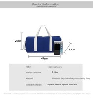 Sac de voyage de haute qualité, grande capacité, imperméable, sac de sport, sac de voyage, sac de sport pour homme et femme
