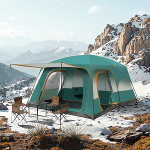 Tente familiale améliorée, imperméable, protection solaire, tente de <span class=keywords><strong>camping</strong></span> extérieure, grande taille, peut accueillir <span class=keywords><strong>10</strong></span> <span class=keywords><strong>personnes</strong></span> - Product Image 1