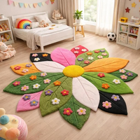 Tapis d'intérieur contemporain haut de gamme en laine de Nouvelle-Zélande, fait main, 4,5 lb, doux et moelleux, pour hôtel, villa, salon, tapis tufté à la main