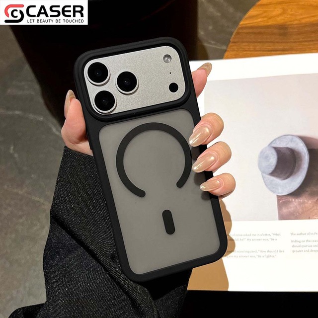 Magnetic Frosted Translucent Back Shell Skin Feel Oil Spraying Craft Soft Edge Shockproof Large Camera Cutout for Iphone11-18
