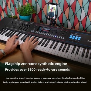 Piano portable <span class=keywords><strong>Roland</strong></span> JUNO-D6, <span class=keywords><strong>arrangeur</strong></span> musical MIDI, clavier électronique JUNO-08 - Product Image 3