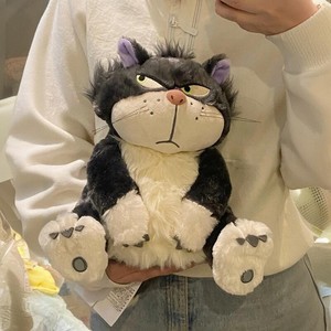 Peluche Gatto <span class=keywords><strong>Lucifero</strong></span> Divertente da Internet Celebrity, Bambola Morbida in Stoffa, Regalo per Bambini <span class=keywords><strong>e</strong></span> Bambine, Cuscino in Cotone PP per Bambini - Product Image 5