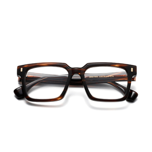 Rectangle Full Rim <b>Eyeglasses</b> Solid Color Anti-Uv Unisex Adults Vision Correction <b>Frames</b> JMM79RX - Product Image 1