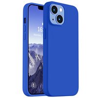 VAWI S002 Coque de téléphone en silicone tendance et très vendue en gros pour iPhone 14, antichoc, couleur unie, coque arrière en silicone