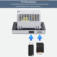 Destek 86 standart Stereo ses akıllı ev arka plan müzik sistemi plastik Panel güç amplifikatörü kurulu alıcıları amplifikatörler