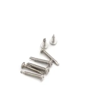 Metric Fasteners Machine Cross Oval Head Furniture Self Drilling Stainless Steel Screws