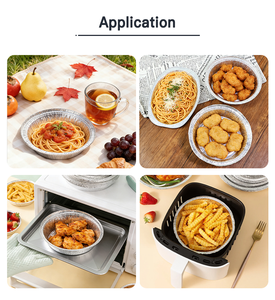 Contenedor de Aluminio Desechable de Grado Alimenticio, Bandeja de Aluminio, Plato de Aluminio de 6, 7, 8 y 9 Pulgadas, Venta al por Mayor - Product Image 6