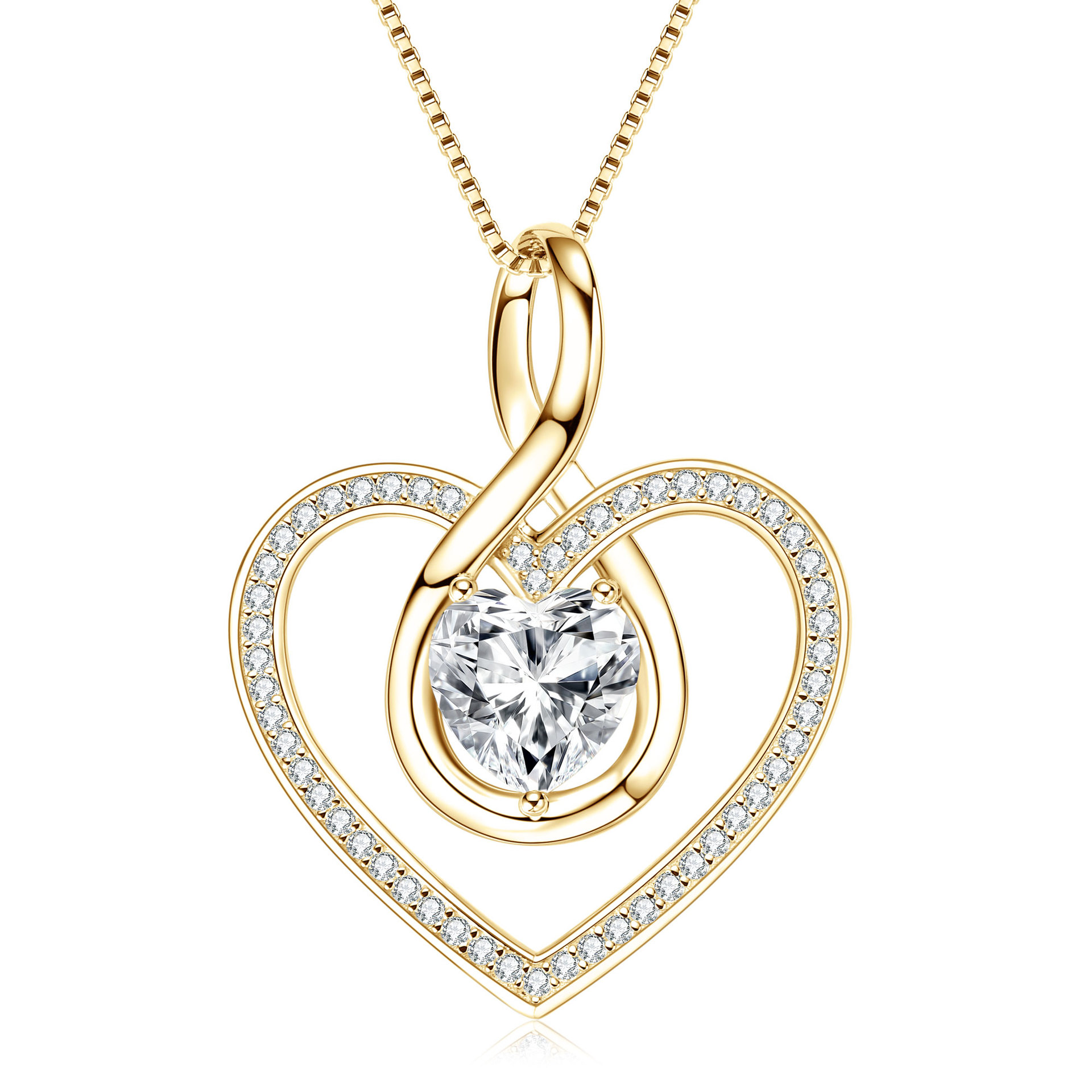 Collier coeur[KGold]9x9mm