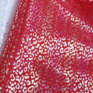 Factory Direct Metallic Gradual Pearlized Leopard Rexine Upholstery <strong>PU</strong> Faux Printed Synthetic <strong>Leather</strong> for <strong>Leather</strong> Product Bags - Product Image 6