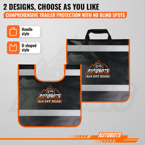 Telo di Sicurezza per Verricello Fuoristrada AUTOBOTS, Telone Robusto in PVC per Recupero con Striscia Riflettente e Tasca - Product Image 4