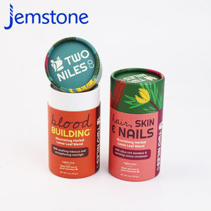 Caja de embalaje de tubo de papel biodegradable de envío rápido de proveedores especializados con logotipo personalizado - Product Image 1