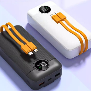 Tùy Chỉnh Xách Tay Điện Thoại Di Động Ngân Hàng Điện Mới Pd22.5W Nhanh Chóng Sạc Hai-Dây Thông Minh Hiển Thị Kỹ Thuật Số Loại C Giao Diện Đầu Vào - Product Image 1