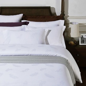 Fabricante 2019 Venta caliente 100% algodón <span class=keywords><strong>juego</strong></span> de <span class=keywords><strong>funda</strong></span> nórdica Hotel de cama de Hotel de lujo - Product Image 3