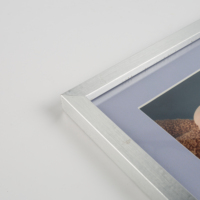 Kit de souvenirs pour bébé nouveau-né, empreinte de pied de bébé, cadre photo en bois avec passe-partout