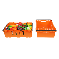 Caisse de fruits et caisses de légumes en plastique QS 600*400*200mm à vendre