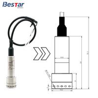Capteur de niveau d'eau usée en acier inoxydable 316L 0,5%FS 200M Capteur de mesure de niveau d'eau usée 0-10V 4-20mA RS485
