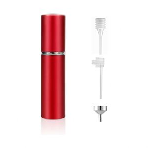 Unique Design Minimalist 5ml 6ml 8ml Aluminum <b>Perfume</b> Decant Bottle with Pump Sprayer Custom Logo & Packaging for Essential Oil - Product Image 1