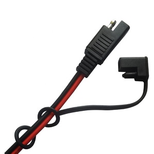 Câble d'extension de batterie avec faisceau de bornes annulaires pour applications solaires, automobiles, marines, motos et voitures - Product Image 2
