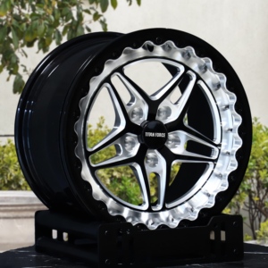ล้อฟอร์จขอบลึกแบบ BeadLock สำหรับรถแข่ง ขนาด 15 17 18 นิ้ว 5x114.3 5x112 สำหรับ GTR BMW M3 M4 Corvette C7 C8 Audi R8 Hellcat Huracan - Product Image 2