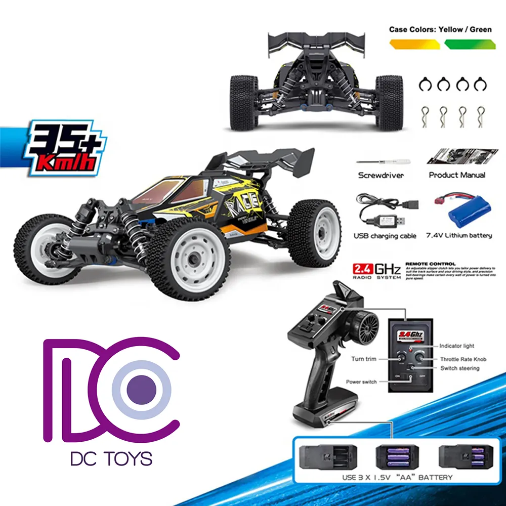 2.4G 1:16 high speed electric cars electric vehicle rc off road car remote control toys car racing 4WD