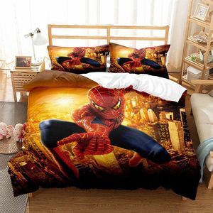 Juego de Sábanas de Tres Piezas con Diseño de <span class=keywords><strong>Spiderman</strong></span>, Impresión Digital Ecológica Personalizada, Fibra Química, 100 Hilos - Product Image 6