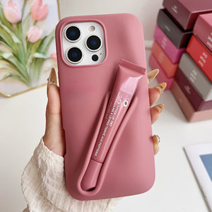 <span class=keywords><strong>Coque</strong></span> de téléphone en silicone 3D avec gloss à lèvres pour <span class=keywords><strong>iPhone</strong></span> <span class=keywords><strong>11</strong></span> 12 13 14 15 16 17 <span class=keywords><strong>Pro</strong></span> <span class=keywords><strong>Max</strong></span>, ensemble baume à lèvres en caoutchouc, rouge à lèvres, <span class=keywords><strong>coque</strong></span> arrière - Product Image 6