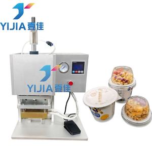 Máquina de Selagem de Cápsulas de Café e Tubos de Bebidas Semi-Automática Pneumática Máquina de Selagem de Tubos de Teste com Folha de Alumínio - Product Image 1