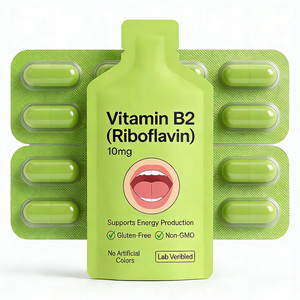 Suplemen <span class=keywords><strong>Vitamin</strong></span> <span class=keywords><strong>B2</strong></span> Organik <span class=keywords><strong>Vitamin</strong></span> <span class=keywords><strong>B2</strong></span> Non-GMO Vegan Bersertifikat COA GMP HACCP ISO untuk Produksi Energi - Product Image 4